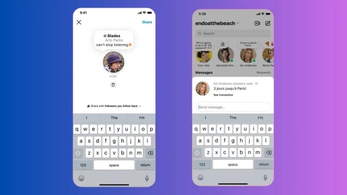 Instagram Notlar'a müzik ekleme ve çeviri özellikleri geldi