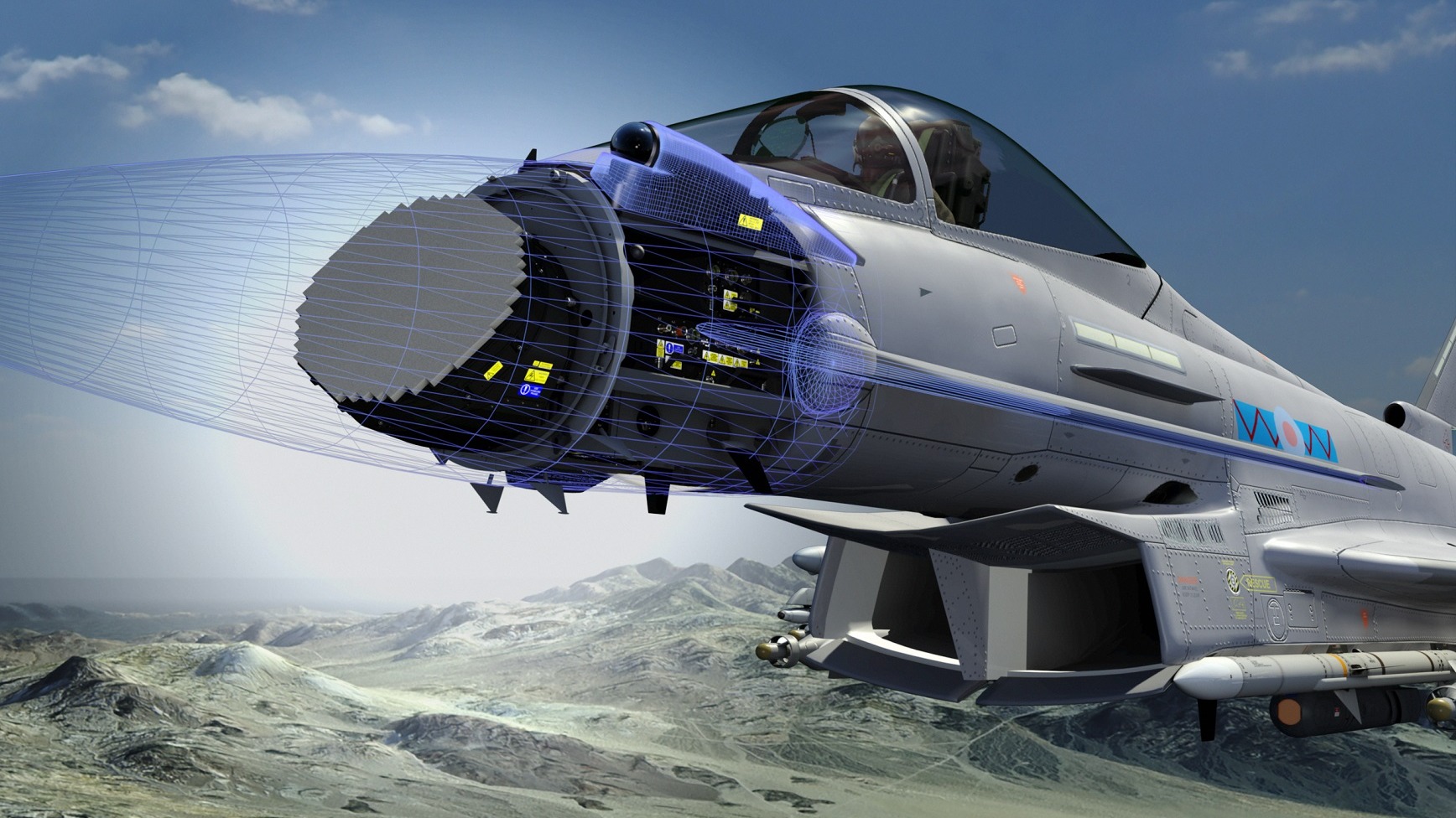 Eurofighter Typhoon savaş uçağına yeni AESA radarı
