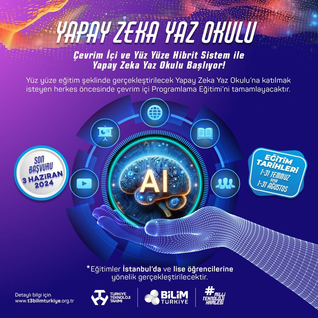 Yapay Zeka Yaz Okulu Başlıyor