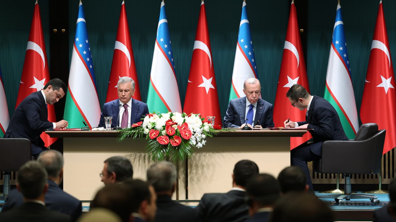 Türkiye ile Özbekistan arasında 18 anlaşma imzalandı