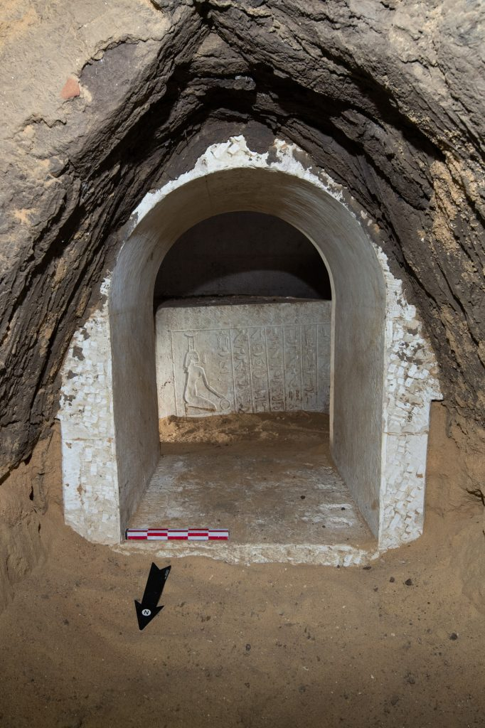 Djehutiemhat’ın mezar odasının kuzey duvarı