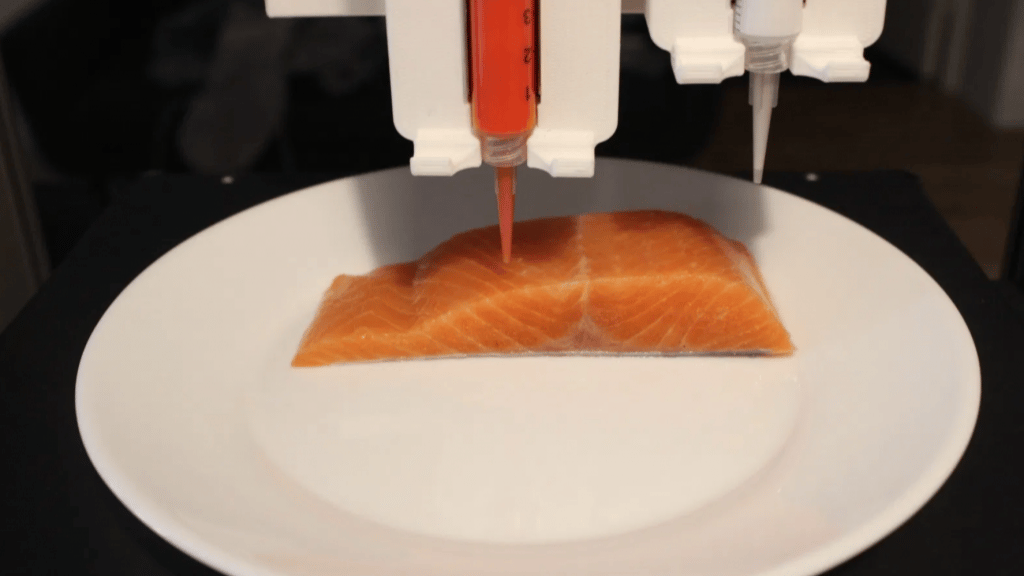 3D baskılı somon satışa sunuluyor