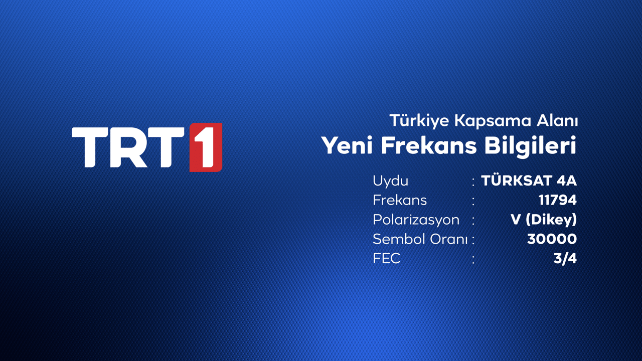 Vestel TRT 1 frekans ayarlama