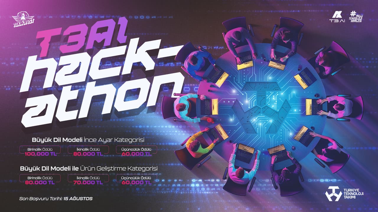 T3Al Hackathon: Türkiye'nin Büyük Dil Modeli Yarışması