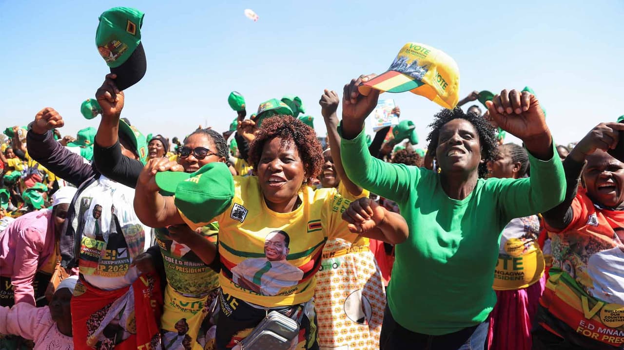 Zimbabve seçimlerinde hile iddiası: Mnangagwa yeniden devlet başkanı seçildi