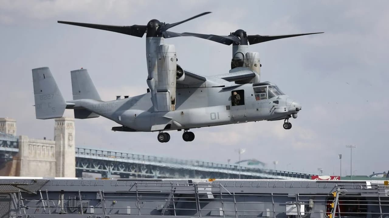Osprey Kazasında Dişli Arızası ve Hata Bulundu