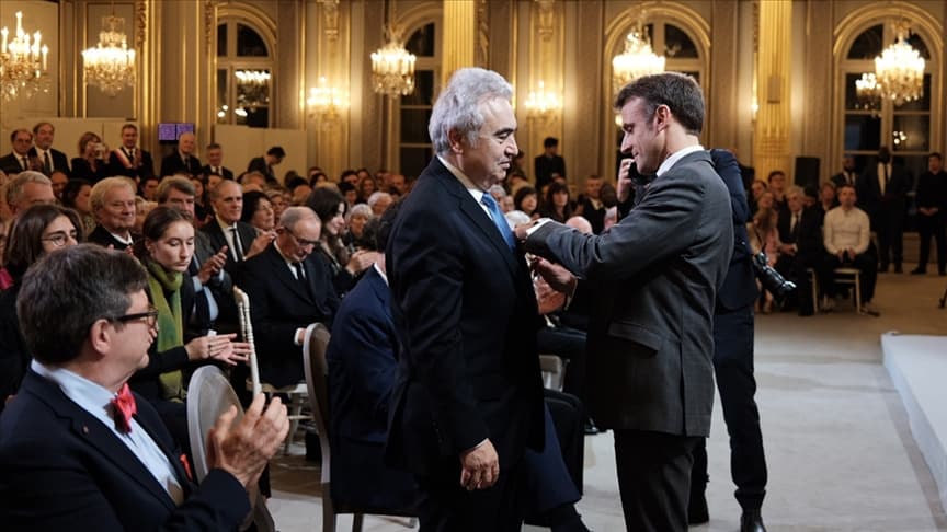 Fatih Birol, Fransa Şeref Nişanı ile ödüllendirildi