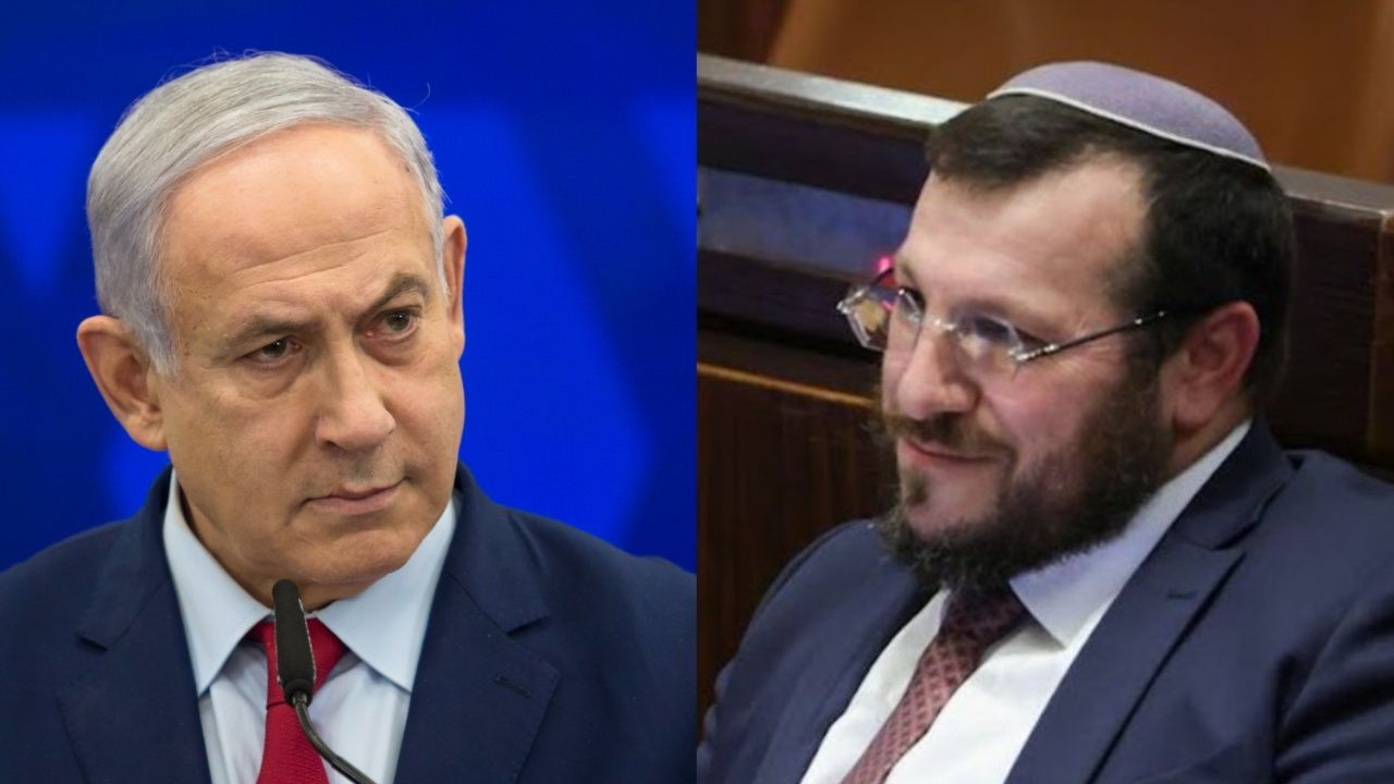 Benyamin Netenyahu ve&nbsp;Amihai Eliyahu