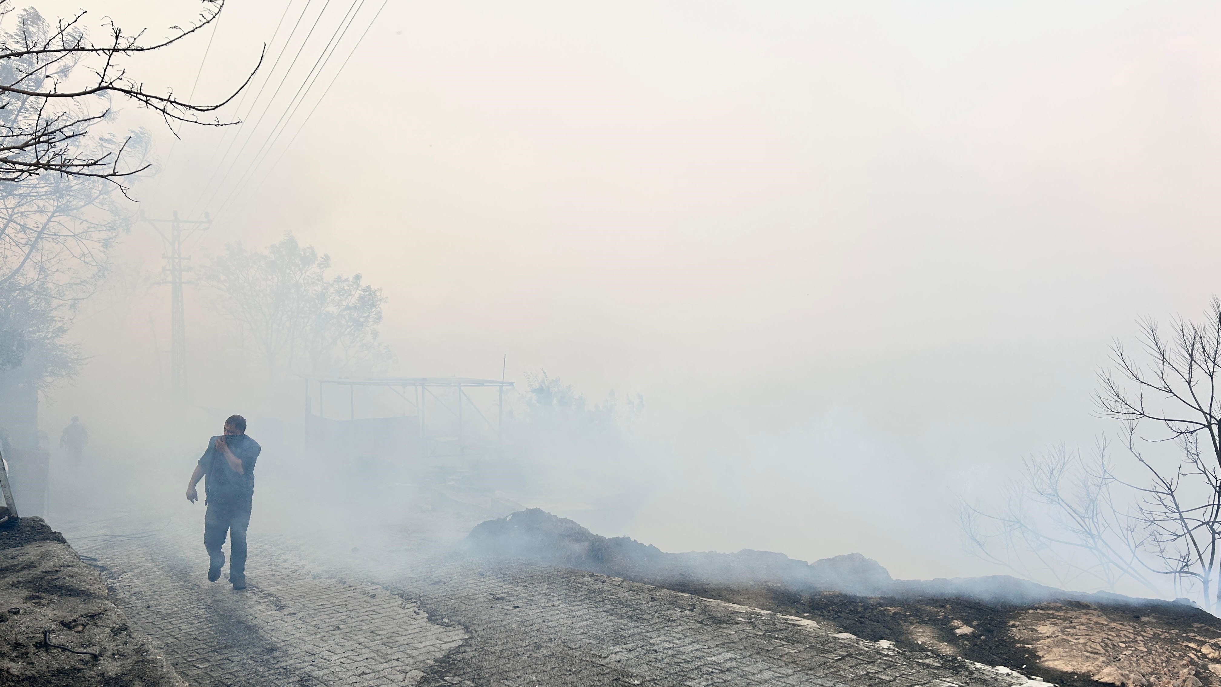 Hatay Arsuz yangın son dakika