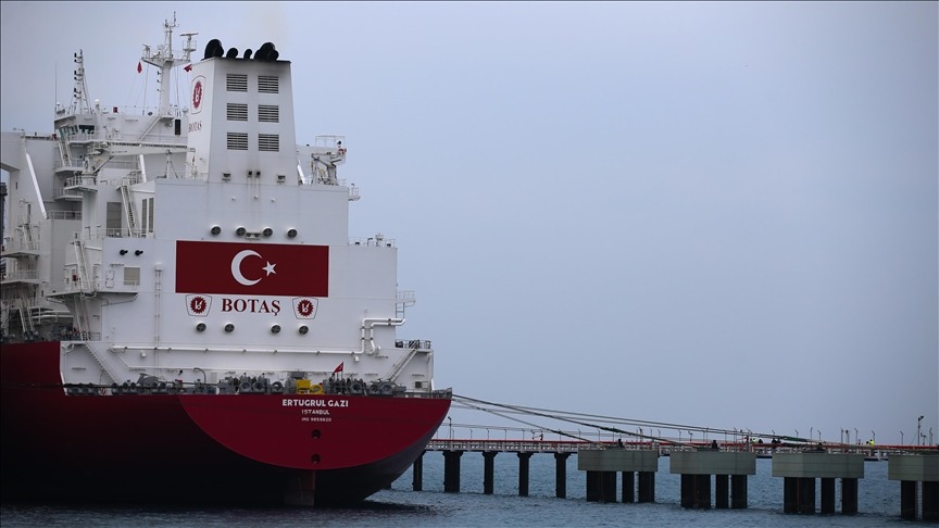 BOTAŞ kargo gemisi. Fotoğraf: AA