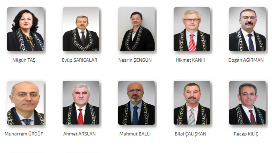 Uyuşmazlık Mahkemesi üyeleri