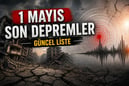 Son dakika deprem mi oldu, nerede, kaç şiddetinde? 1 Mayıs Türkiye son depremler listesi verileri
