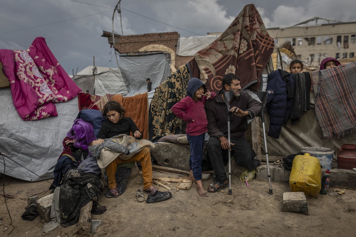 Gazze'de şiddetli soğuk can alıyor - AA