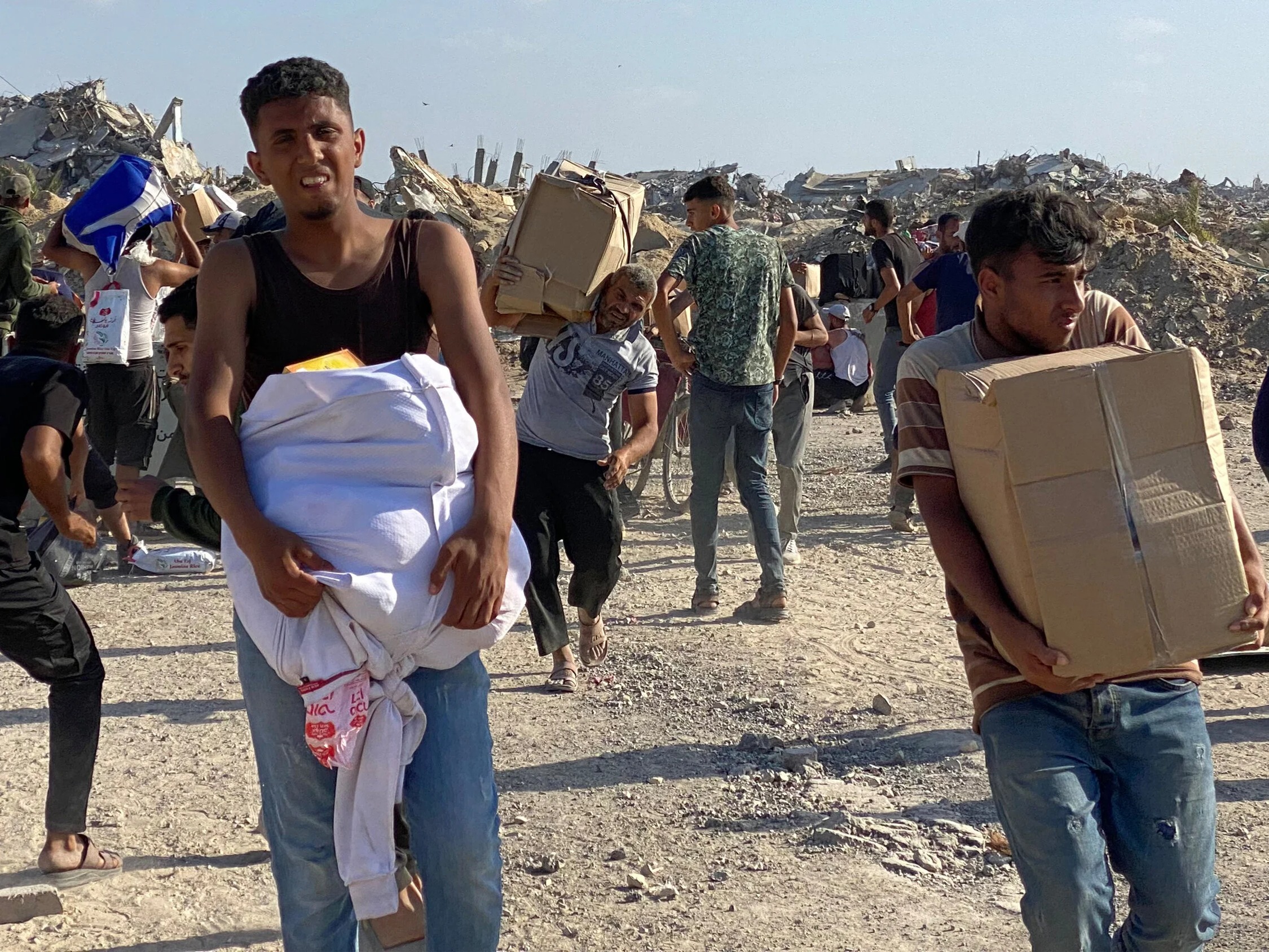 U.S.-Backed Gaza Aid Group Halts Operations