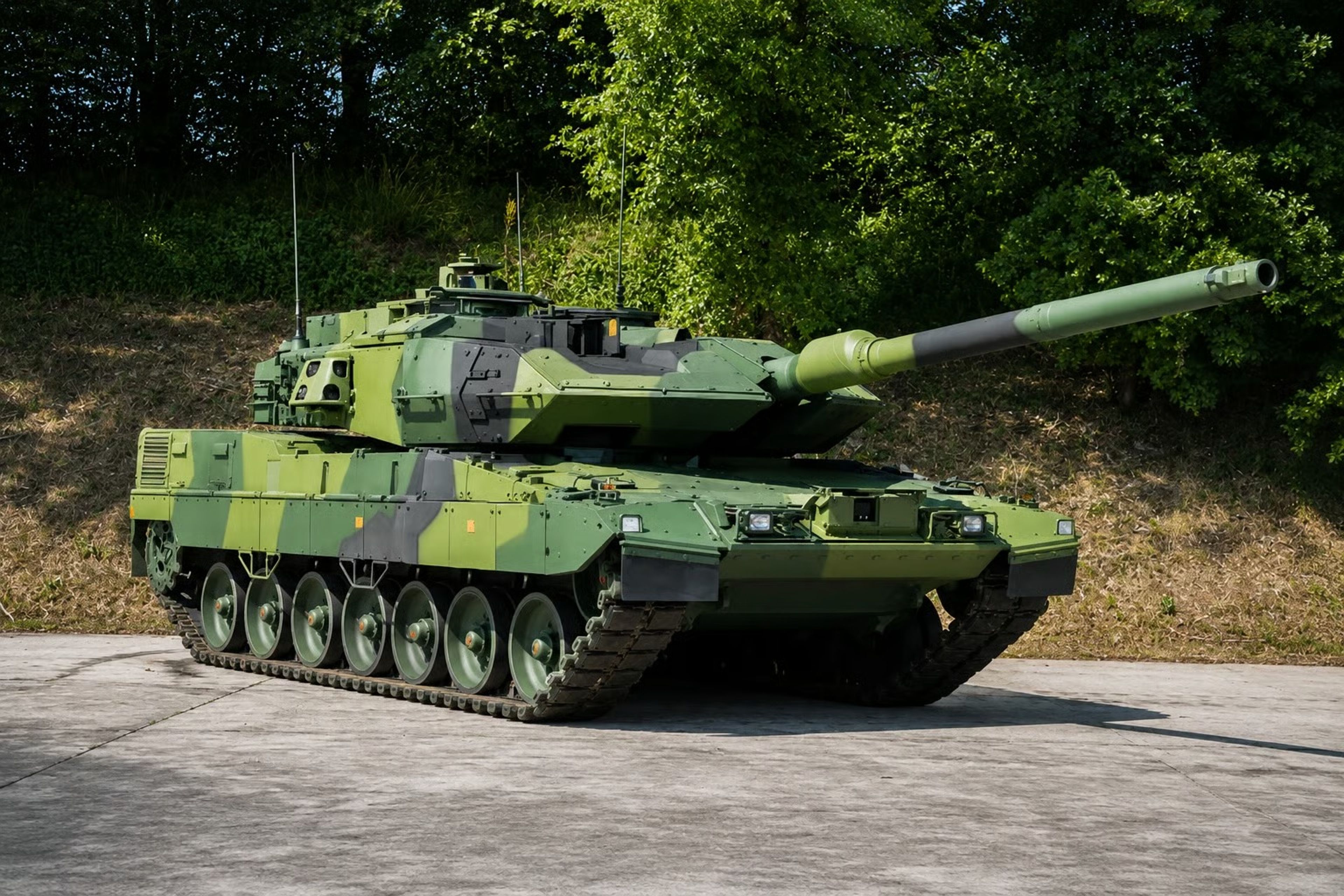 İsveç, modernize edilen ilk Leopard 2A8 tankını teslim aldı