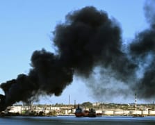 Küba’da petrol rafinerisinde yangın paniği yaşandı