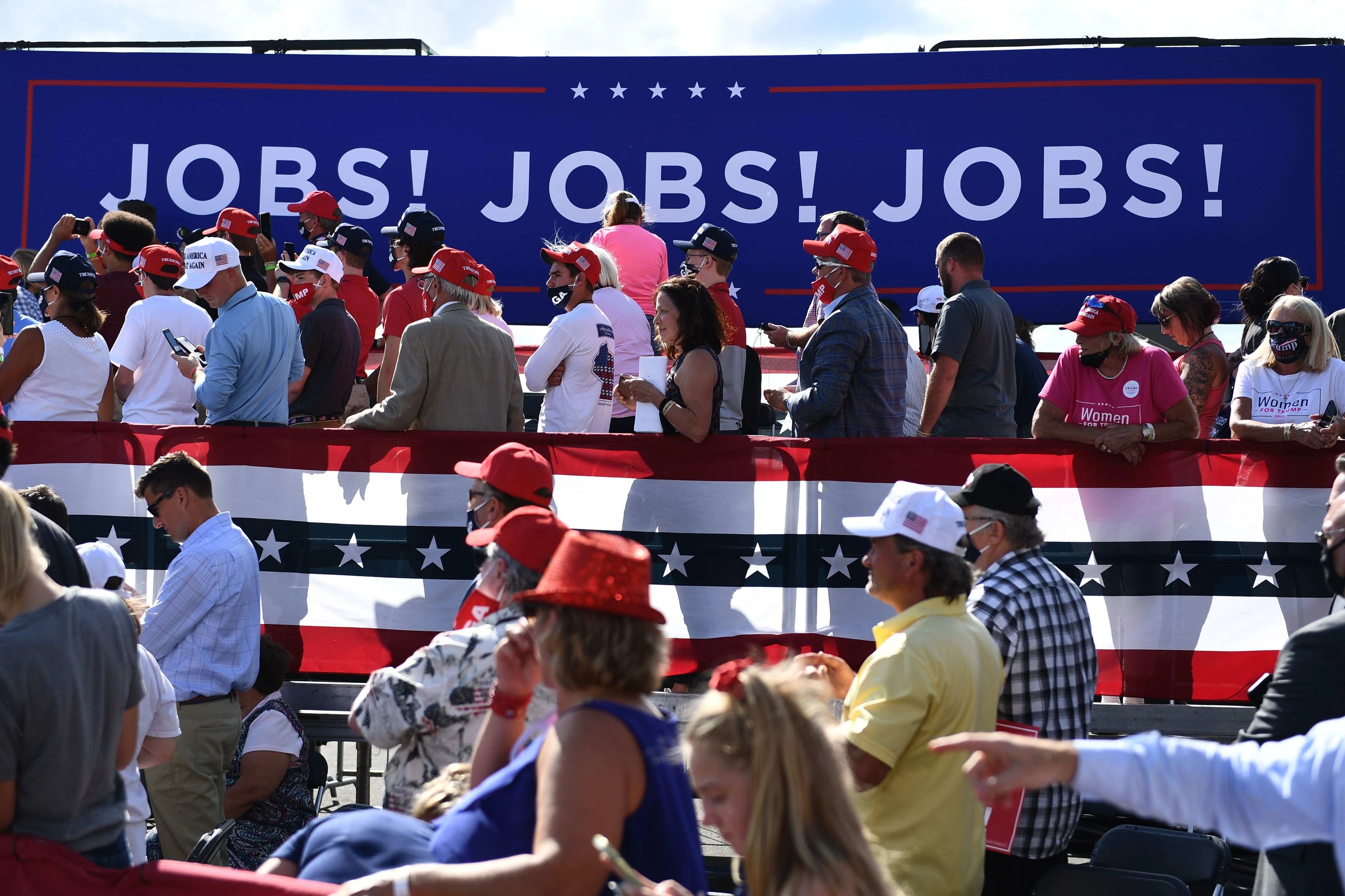 US Smashes Wall Street Forecasts to Add 162,000 Jobs
