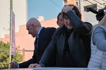 Arjantin Devlet Başkanı Milei'ye taşlı saldırı