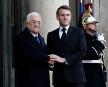 Abbas ve Macron Paris'te görüştü: Filistin Devleti anayasası için ortak komite kuruluyor