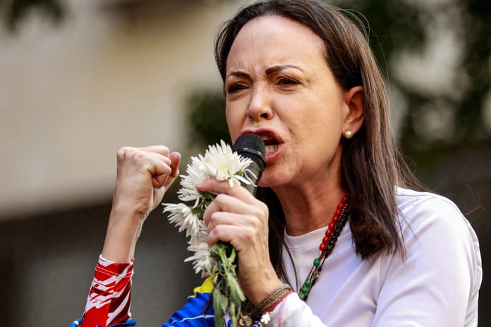 Nobel Barış Ödülü'nü alan Machado ABD'yi ülkesini işgal etmeye çağırdı