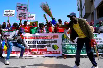 Unions Protest Layoffs & Debt as Senegal Debt Crisis Deepens