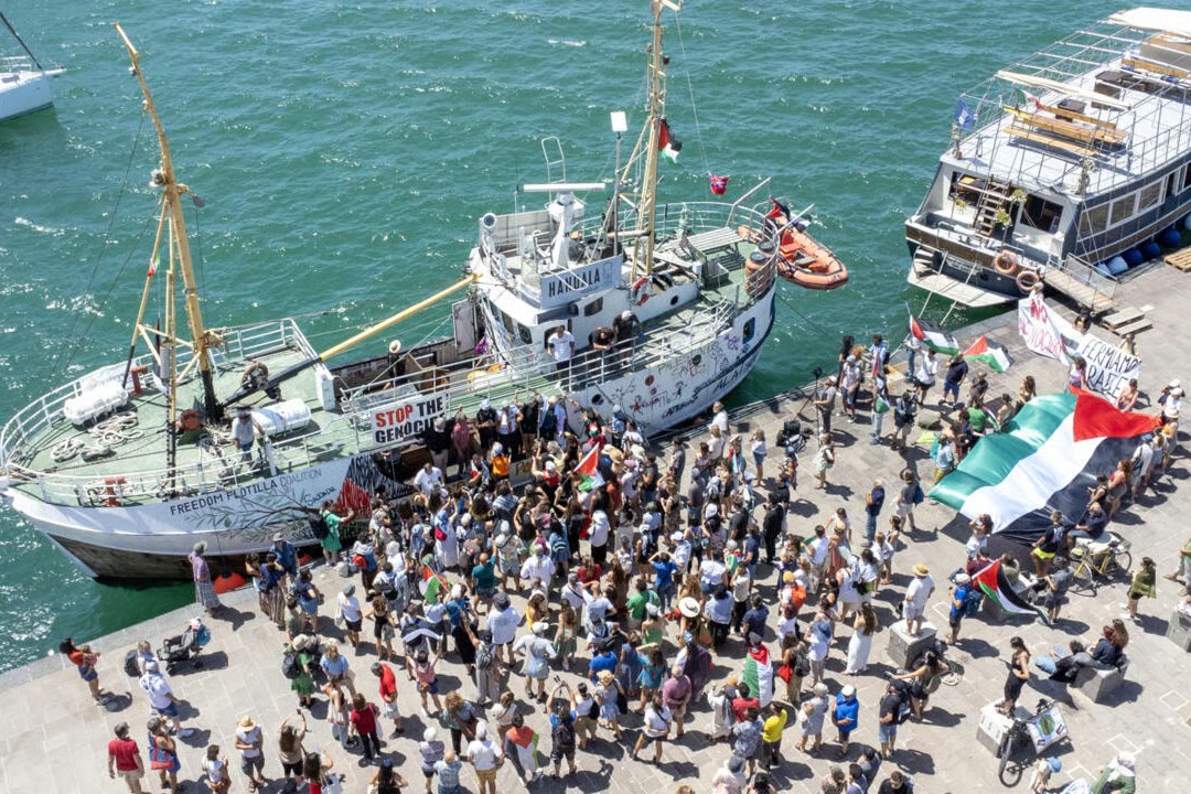 New Gaza-Bound Aid Ship Departs Sicily