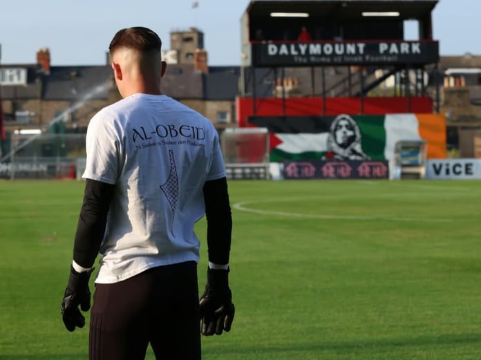 'Kırmızı kart'ın ardından yeni eylem: Bohemian FC, Filistin davasına olan desteğini bir kez daha ilan etti