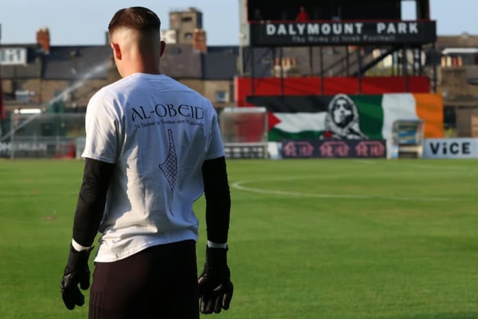 'Kırmızı kart'ın ardından yeni eylem: Bohemian FC, Filistin davasına olan desteğini bir kez daha ilan etti