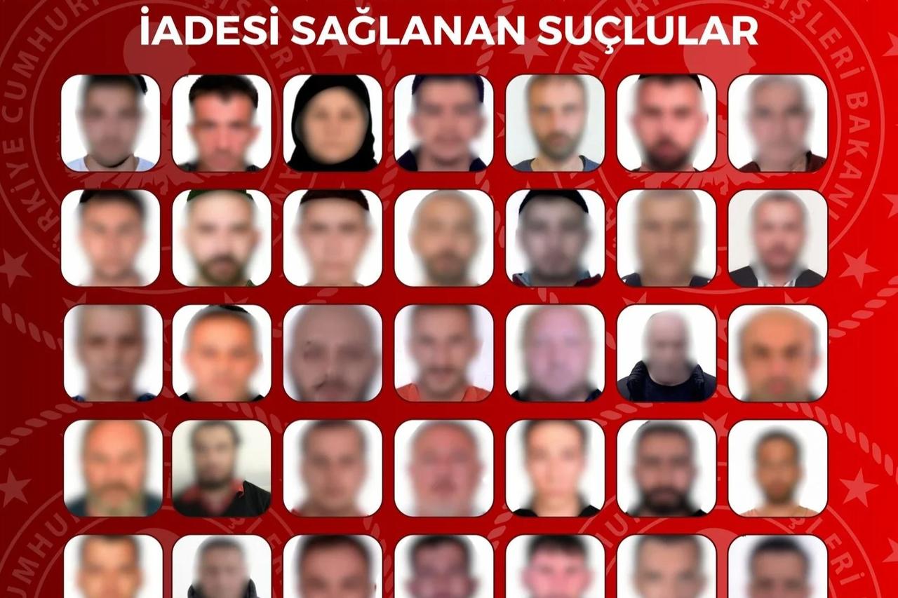 Yurt dışına kaçan 48 suçlu Türkiye’ye getirildi