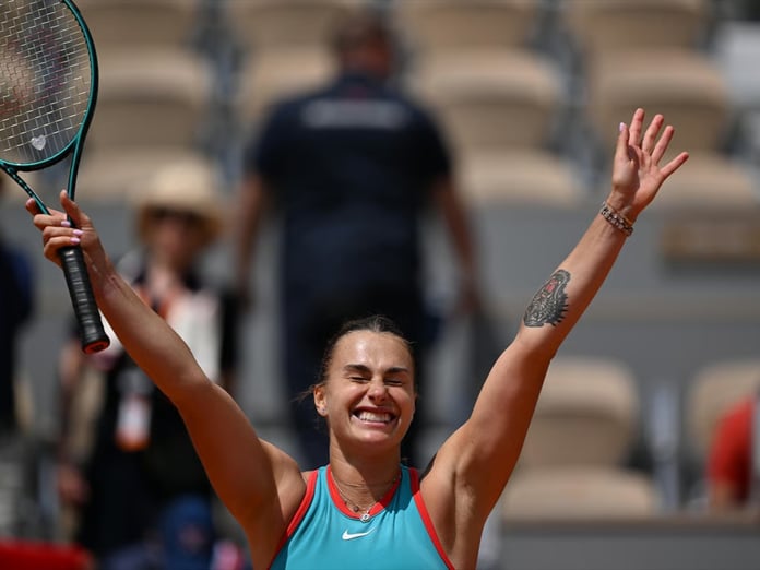 Fransa Açık'ta dünya 1 numarası Aryna Sabalenka yarı finalde