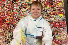Dünyaca ünlü şarkıcı Ed Sheeran'ın sanat sergisi açılıyor