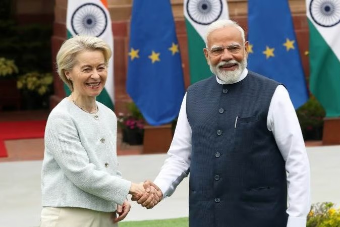 Modi, EU Chiefs Discuss Ukraine, Push to Seal FTA