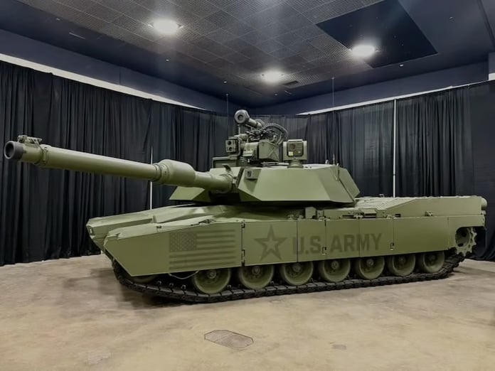 ABD ordusu M1E3 Abrams geliştirme programındaki ön prototip test aracının ilk görüntüsünü paylaştı