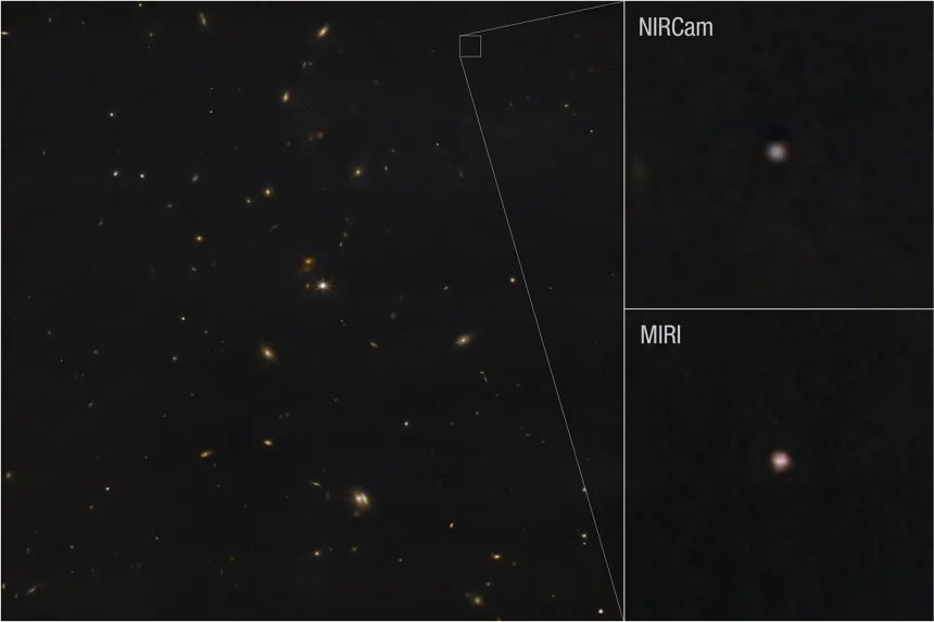Webb teleskobu, Mart ayında NIRCam ve MIRI cihazlarını kullanarak YR4'ün görüntülerini yakaladı