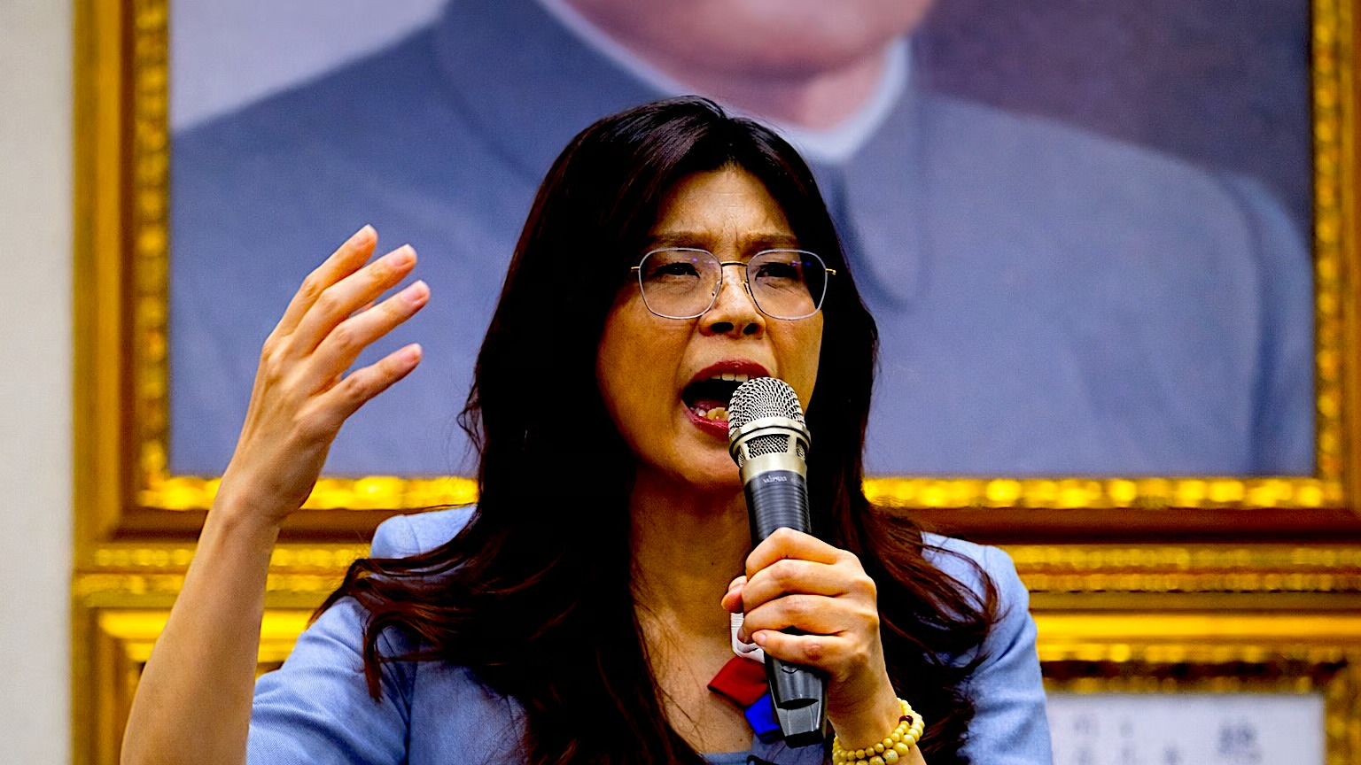 Taiwan Opposition Leader Visits China as Warships Close In