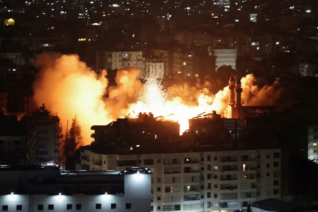 Israel Bombs Beirut Suburbs, Citing Hezbollah Drone Sites