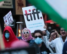 Kanada’da Filistin’e destek gösterisi