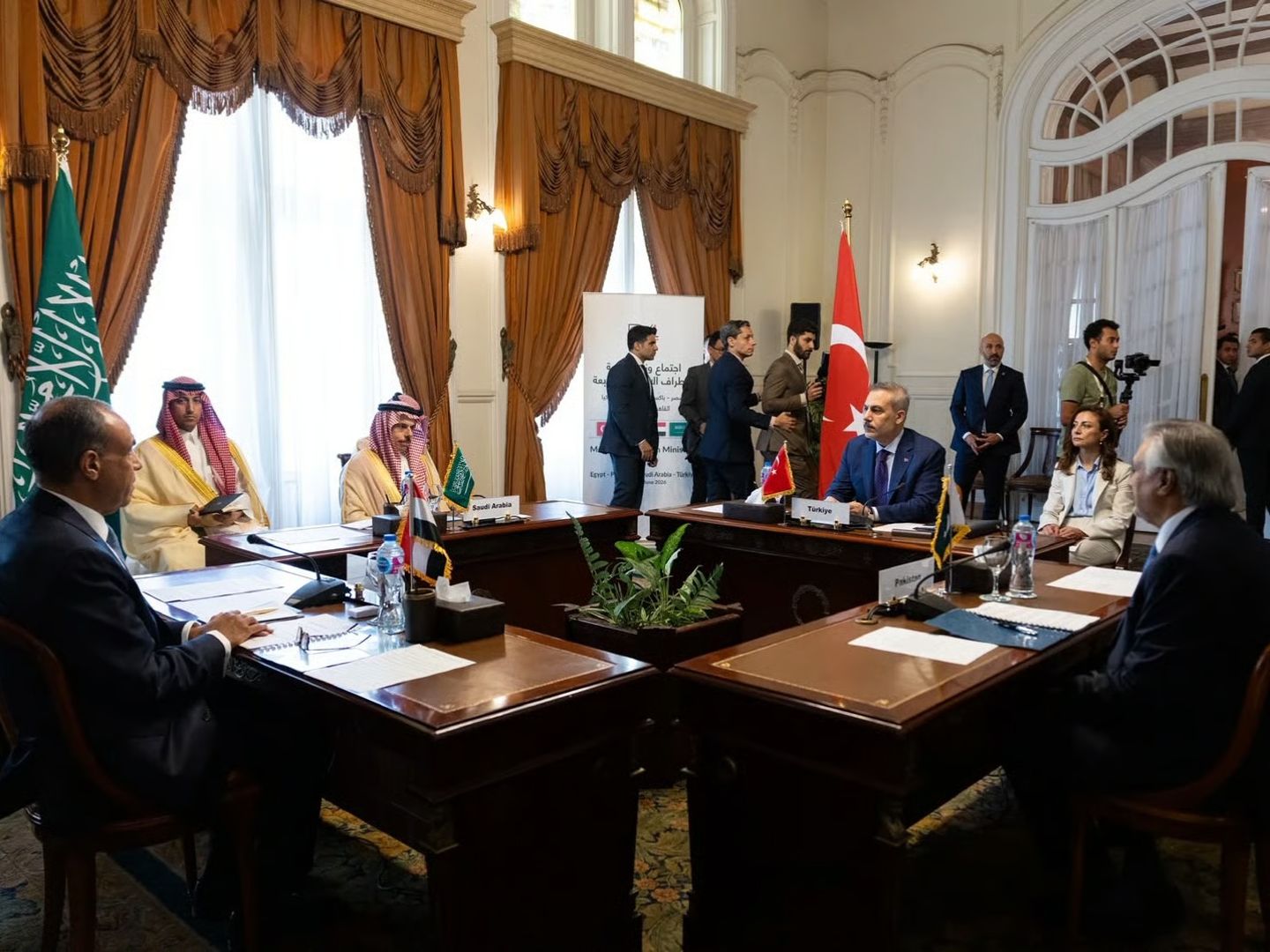 Türkiye-Mısır-Pakistan-Suudi Arabistan'dan Kahire bildirisi: Filistin vurgusu öne çıktı