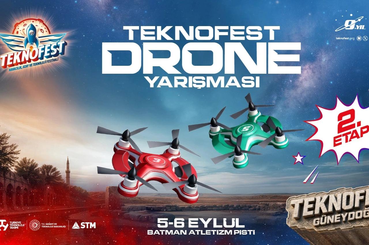TEKNOFEST Drone Şampiyonası'nın ikinci etabında 24 pilot Batman'da yarışacak