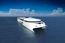 Dünyanın en büyük elektrikli gemisi ilk seferini başarıyla tamamladı