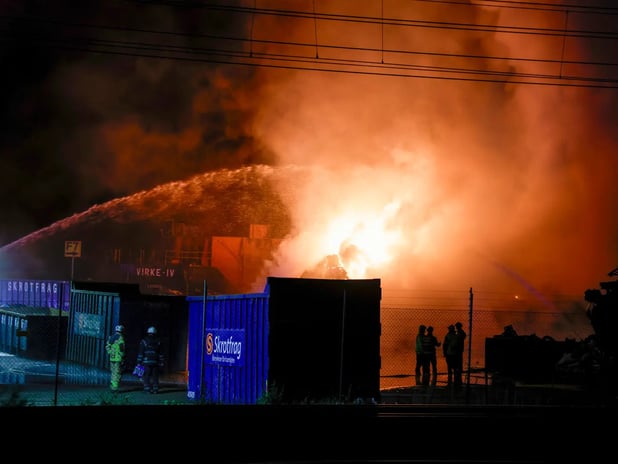 İsveç’in Kalmar kentinde camide çıkan yangın kundaklama şüphesiyle soruşturuluyor