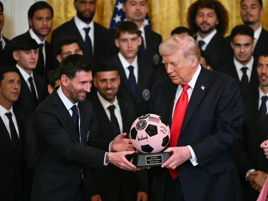 Beyaz Saray’da Messi-Trump zirvesi