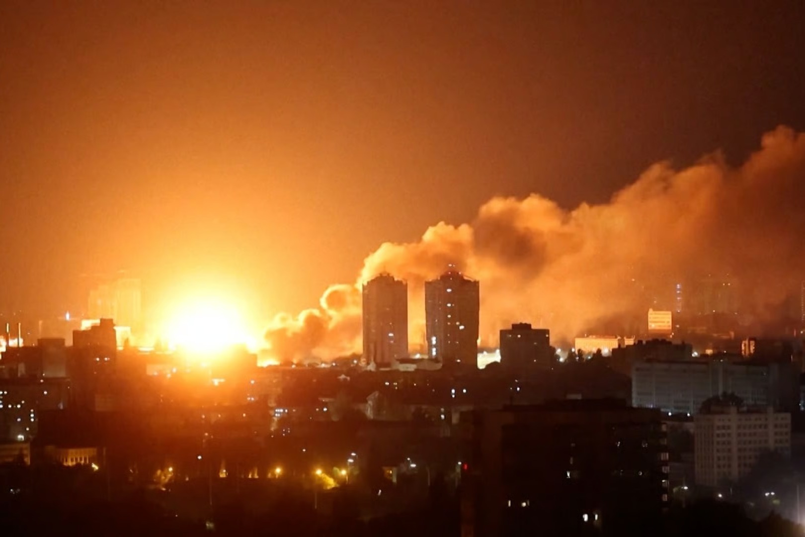 Russia Hits Kyiv and Odesa in One of Largest Attacks of War
