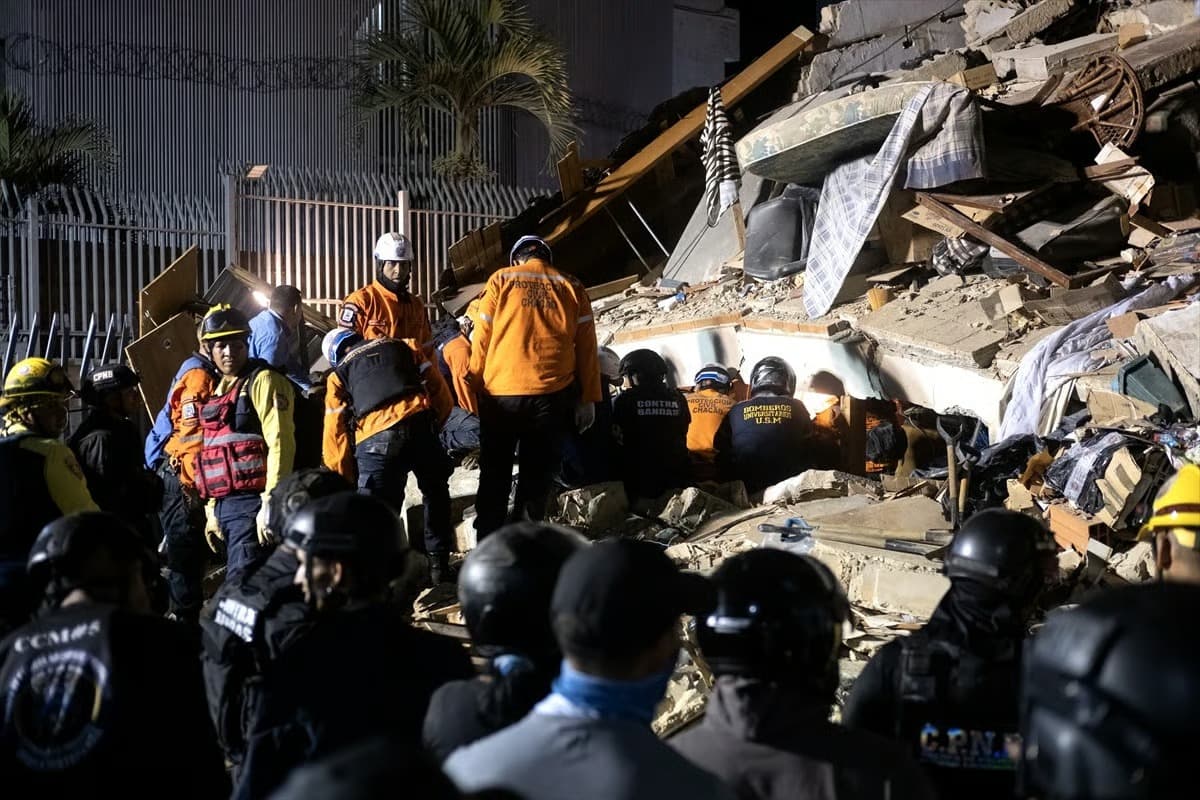 Venezuela'da 39 saniye arayla iki dev deprem