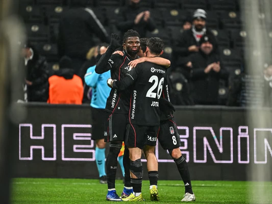Beşiktaş 3 puanı uzatmada kurtardı