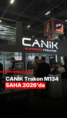 Dron tehdidine karşı geliştirilmiş yerli üretim CANİK Trakon M134, SAHA 2026'da