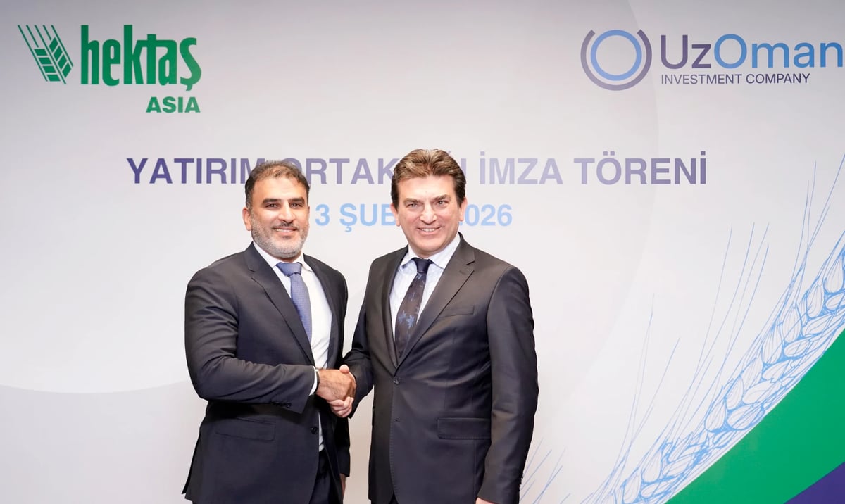 UzOman Investment Company CEO’su Omar Bahram (solda) ve OYAK Genel Müdürü Murat Yalçıntaş (sağda)