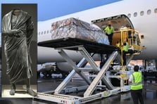 Roma İmparatoru'nun heykeli 65 yıl sonra Türkiye'ye döndü