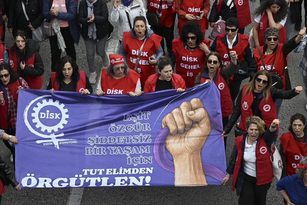 Başkentte 1 Mayıs böyle kutlandı! Doruk Madencilik işçileri de meydandaydı