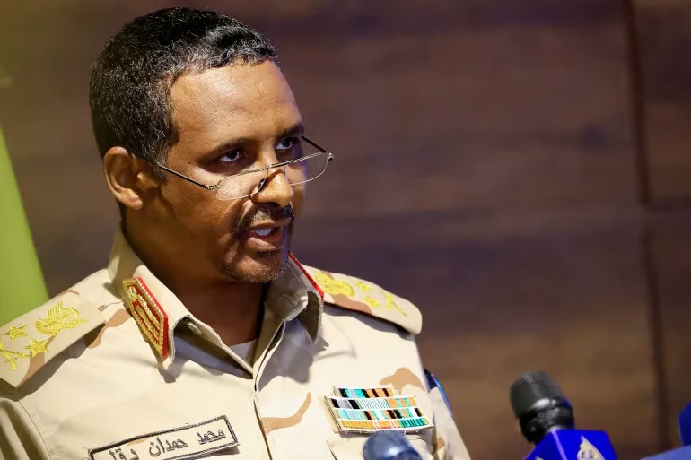 Hemedti Accuses Egypt of Supplying Jets to Sudanese Army